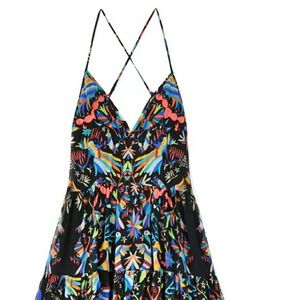 Mara Hoffmann Techno Animal Silk Dress